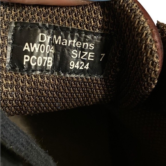 Rare Vintage Dr. Martens oxfords EUC Mens 7/ women’s 8 dark leather - Picture 8 of 10